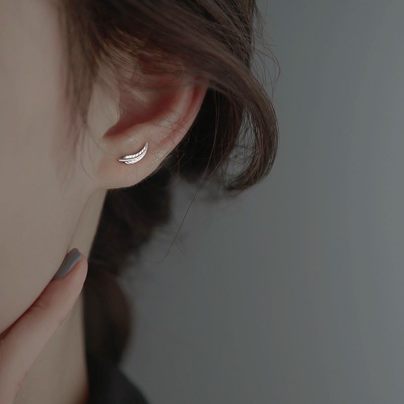 Boucles d'oreilles feuilles articulées / bijou tendance en fimo - Un Boucles d'oreilles feuilles articulées / bijou tendance en fimo - Un